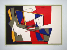 Print, Composition abstraite, Richard Mortensen