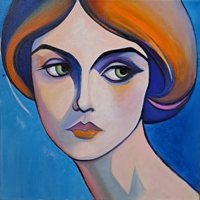 Gemälde, Portrait de femme, Pierre Wuillaume