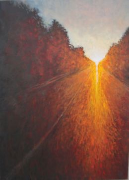 Painting, La strada verso l'alba, Mauro Tròlese