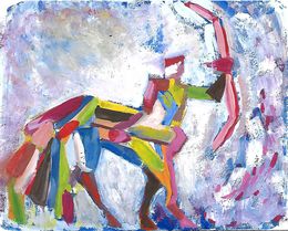Painting, Centaure, Jean Christophe Stauder