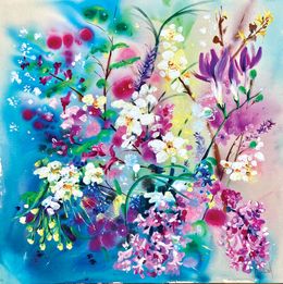 Painting, Joyful Spring, Rachael Dalzell