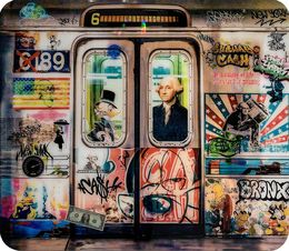 Peinture, New York Subway, Diederik Van Apple