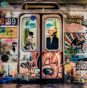 Gemälde, New York Subway, Diederik Van Apple
