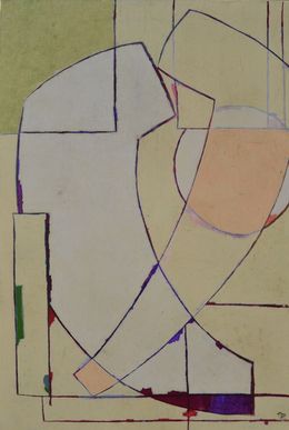 Gemälde, Abstrait 24-30 tons pastels, Thomas Danel