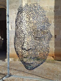 Sculpture, Levedad (Légèreté) - bleu, Manuel Martí Moreno