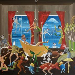 Painting, Pha de system, Nearchos Ioannou