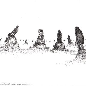 Fine Art Drawings, Mouvement pétrifié, Marion Chombart de Lauwe