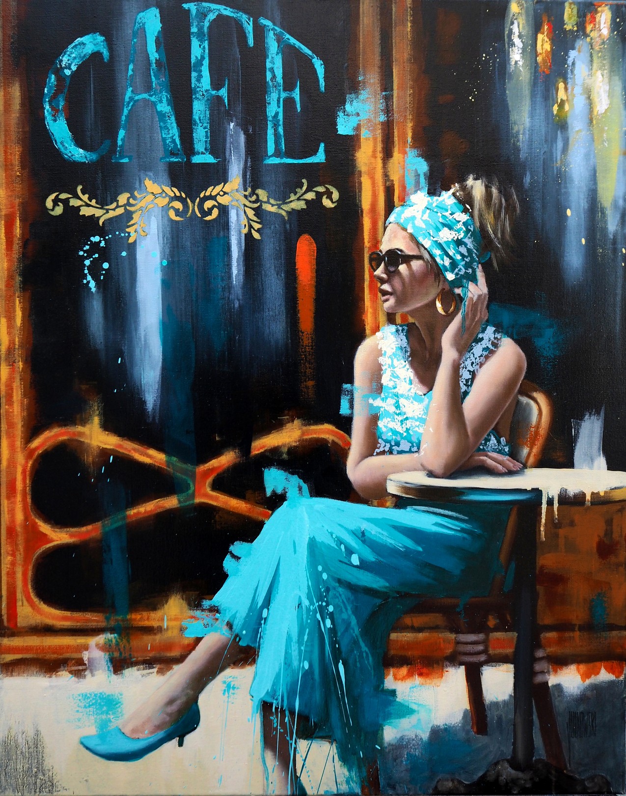 Sylvie Julkowski-Egard, Le Café Sylvie Julkowski-Egard, Le Café