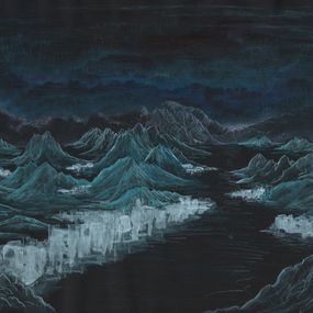 Painting, Nuit de couleur de ville, Marion Chombart de Lauwe