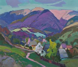 Gemälde, Village of Negrovets, Alexander Shandor