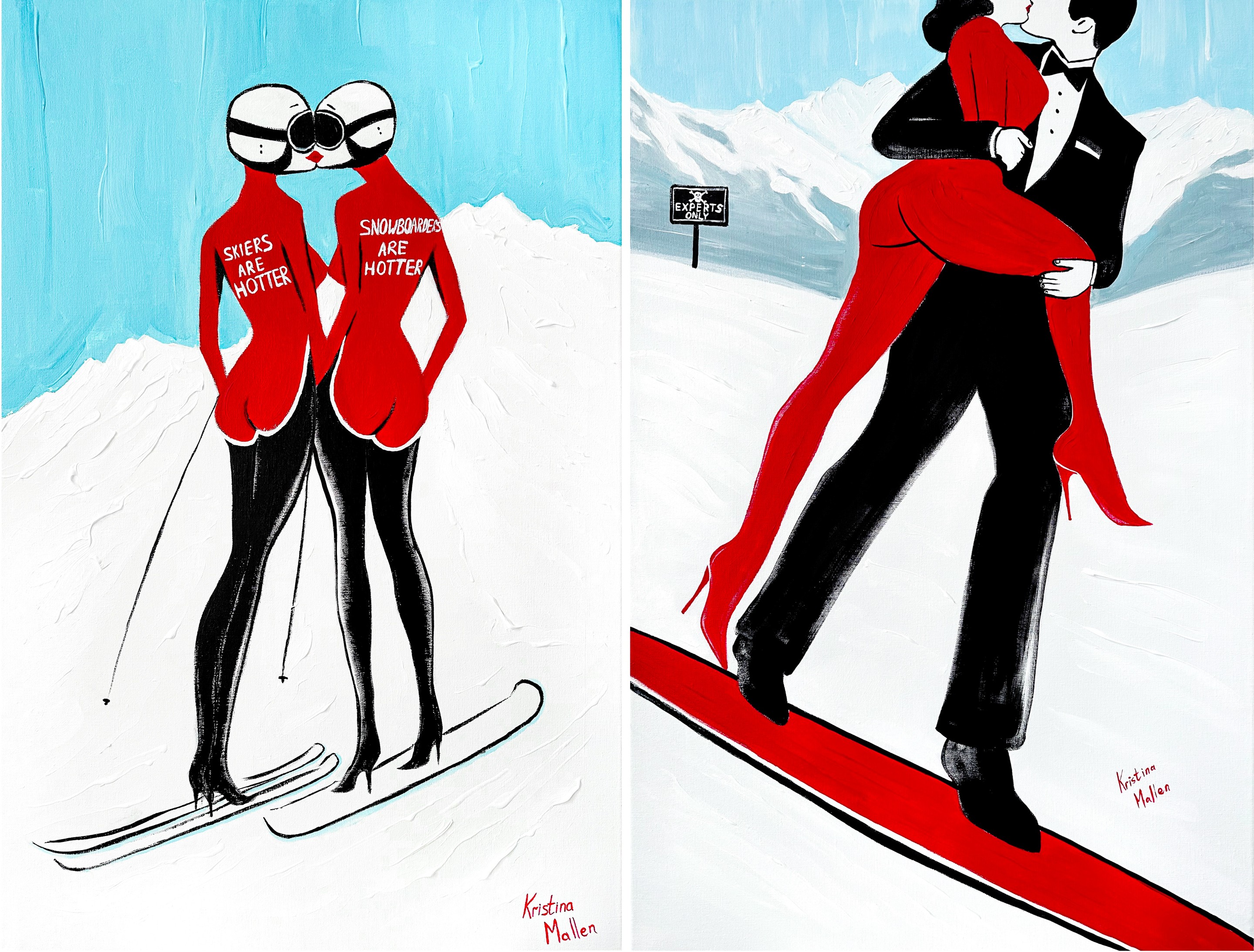 Kristina Mallen, Diptych: Alpine Love Stories Kristina Mallen, Diptych: Alpine Love Stories