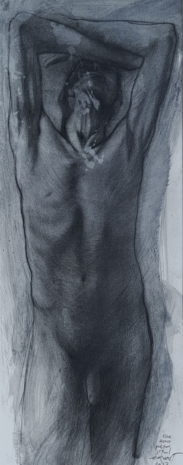 Ernest Pignon-Ernest, Ecce homo prison St Paul Ernest Pignon-Ernest, Ecce homo prison St Paul