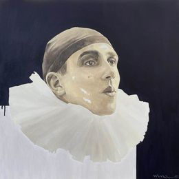 Peinture, Portrait of Harlequin, Nina Petrova