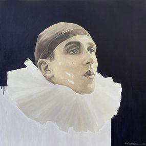 Gemälde, Portrait of Harlequin, Nina Petrova