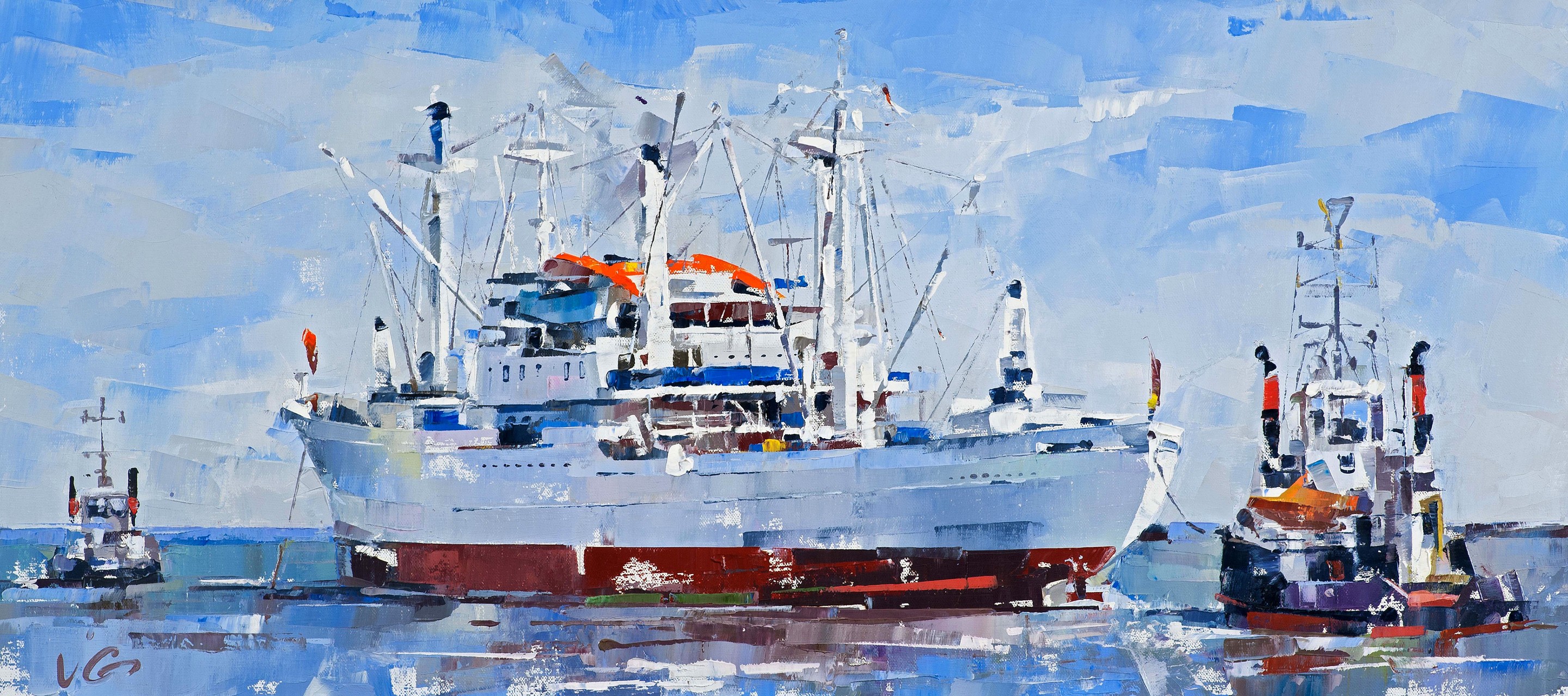 Volodymyr Gluhomanyuk, Cargo ship Cap San Diego - series Ships museums Volodymyr Gluhomanyuk, Cargo ship Cap San Diego - series Ships museums