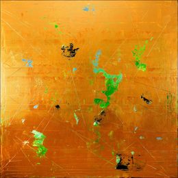 Gemälde, Splash of Gold, Nemanja Nikolic