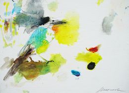 Gemälde, Seltener Vogel IV, Mark Hellbusch