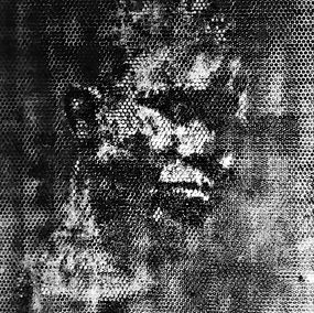 Gemälde, Boxing Face, Christophe Ruiz
