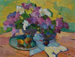 Gemälde, Shadows of the Lilac, Alexander Shandor