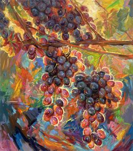 Peinture, Grapes, Evgeny Chernyakovsky
