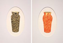 Peinture, Receptacle #3 and #2, Diptych, Almo