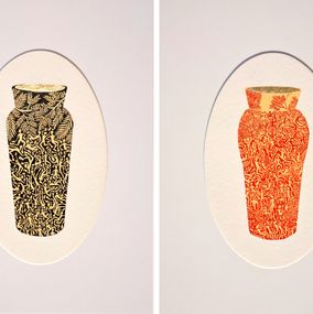 Pintura, Receptacle #3 and #2, Diptych, Almo