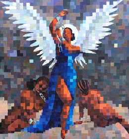 Gemälde, An Ode To Liberty, Olamilekan Okunade