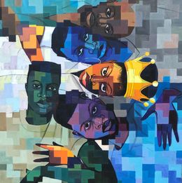 Painting, An Ode of False Bonds, Olamilekan Okunade