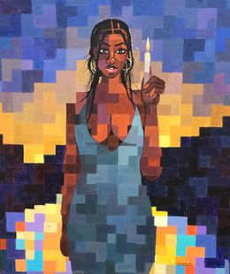 Peinture, Light Bearer, Olamilekan Okunade