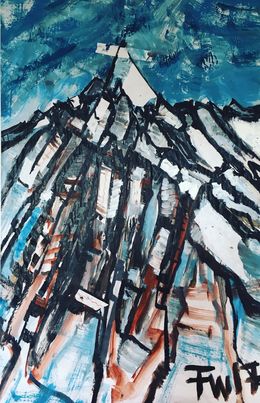 Gemälde, Aiguille du midi, Frederic Weisz