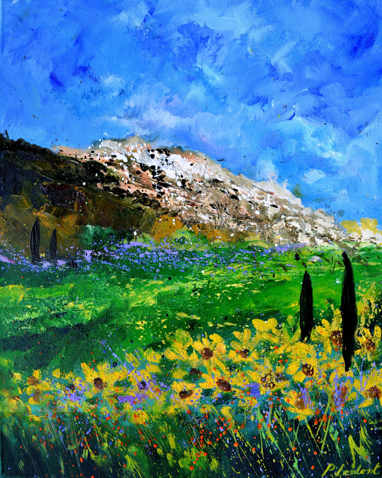 Pol Ledent, Sunflowers in Provence Pol Ledent, Sunflowers in Provence