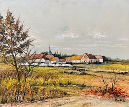 Gemälde, Printemps à Themericourt, Vexin réf : CPBD1075, Lucien Gondret