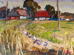 Gemälde, Returning home, Oksana Ivanyuk