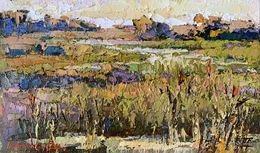 Painting, River flood, Oksana Ivanyuk