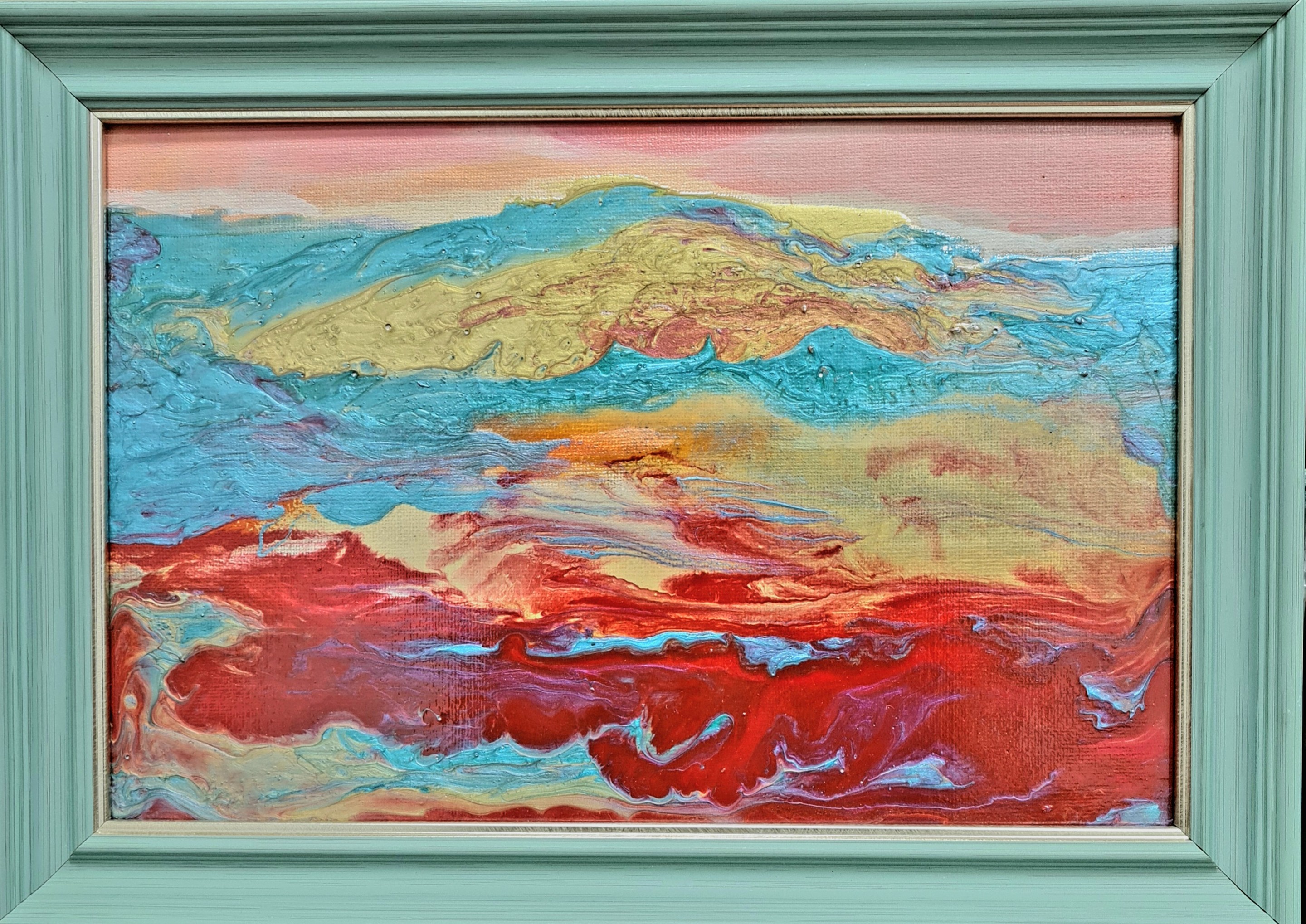 Lilya Volskaya, At dawn - abstract marine landscape Lilya Volskaya, At dawn - abstract marine landscape
