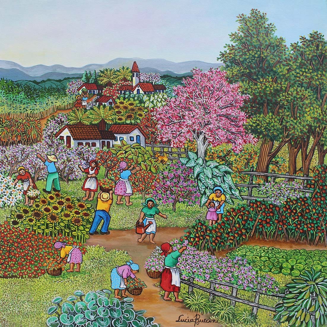 Lucia Buccini, La campagne en fleur Lucia Buccini, La campagne en fleur