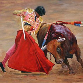 Gemälde, Ayudado por bajo, José Luis Pagador Ponce