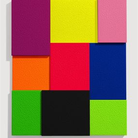 Gemälde, Color, Nine Times, Peter Halley