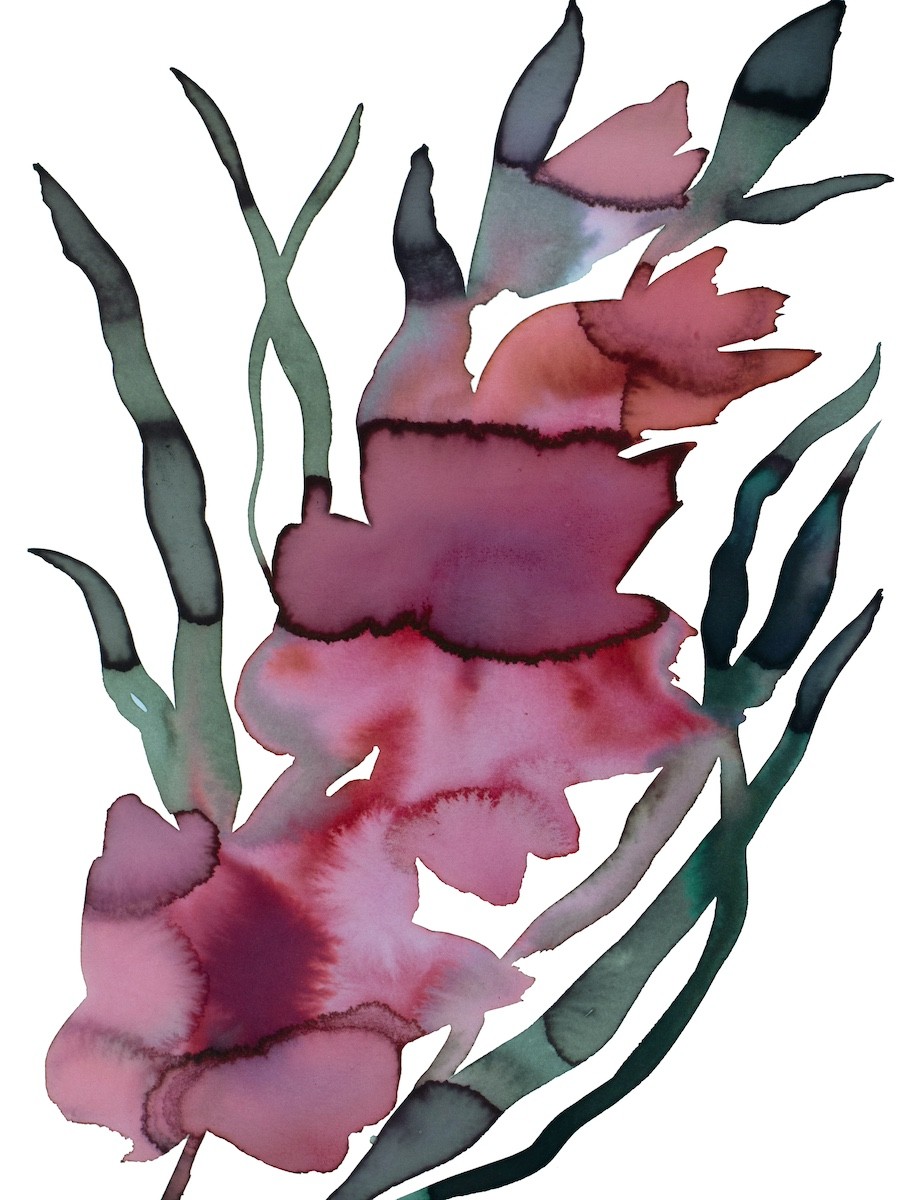 Elizabeth Becker, Abstract Floral No. 5 Elizabeth Becker, Abstract Floral No. 5