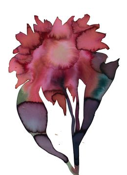 Painting, Abstract Floral No. 16, Elizabeth Becker