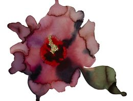 Painting, Abstract Floral No. 15, Elizabeth Becker