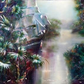 Gemälde, Tropical motif, Alexander Dobrodiy