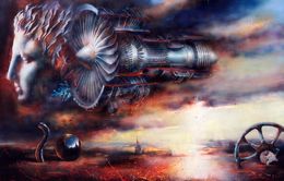 Painting, Turbine, Alexander Dobrodiy