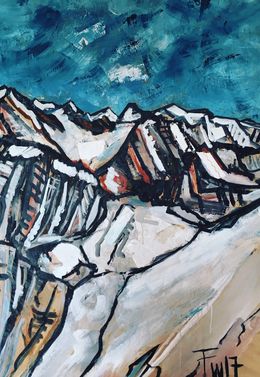 Gemälde, Aiguille du midi, Frederic Weisz