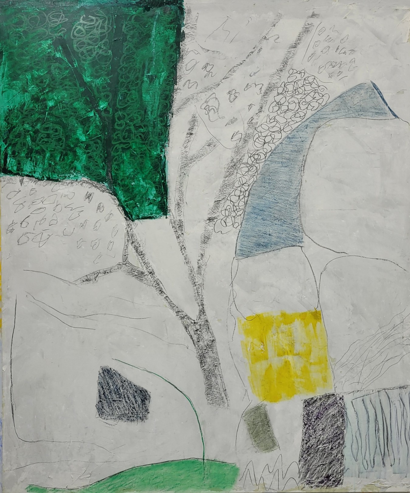 Christian Manoury, Contemporary Abstract Expressionist Color-Field Landscape, Les Champs VII Christian Manoury, Contemporary Abstract Expressionist Color-Field Landscape, Les Champs VII