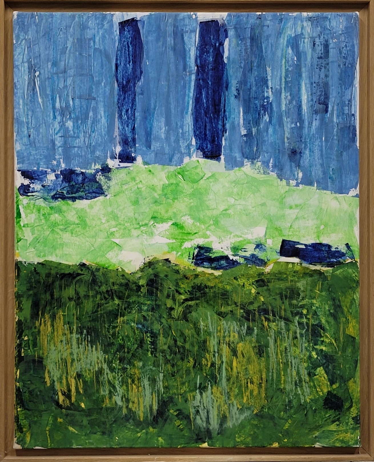 Christian Manoury, Contemporary Abstract Expressionist Color-Field Landscape, Les Champs IX. Christian Manoury, Contemporary Abstract Expressionist Color-Field Landscape, Les Champs IX.