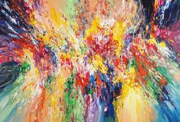 Gemälde, Symphony of spring XL 2, Peter Nottrott