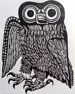 Zeichnungen, Hibou, Florent Meyer