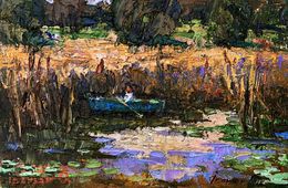 Gemälde, Among the reeds, Oksana Ivanyuk