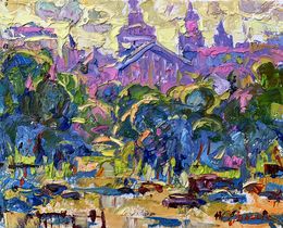 Painting, Morning city bustle, Ivanyuk Oleksiy